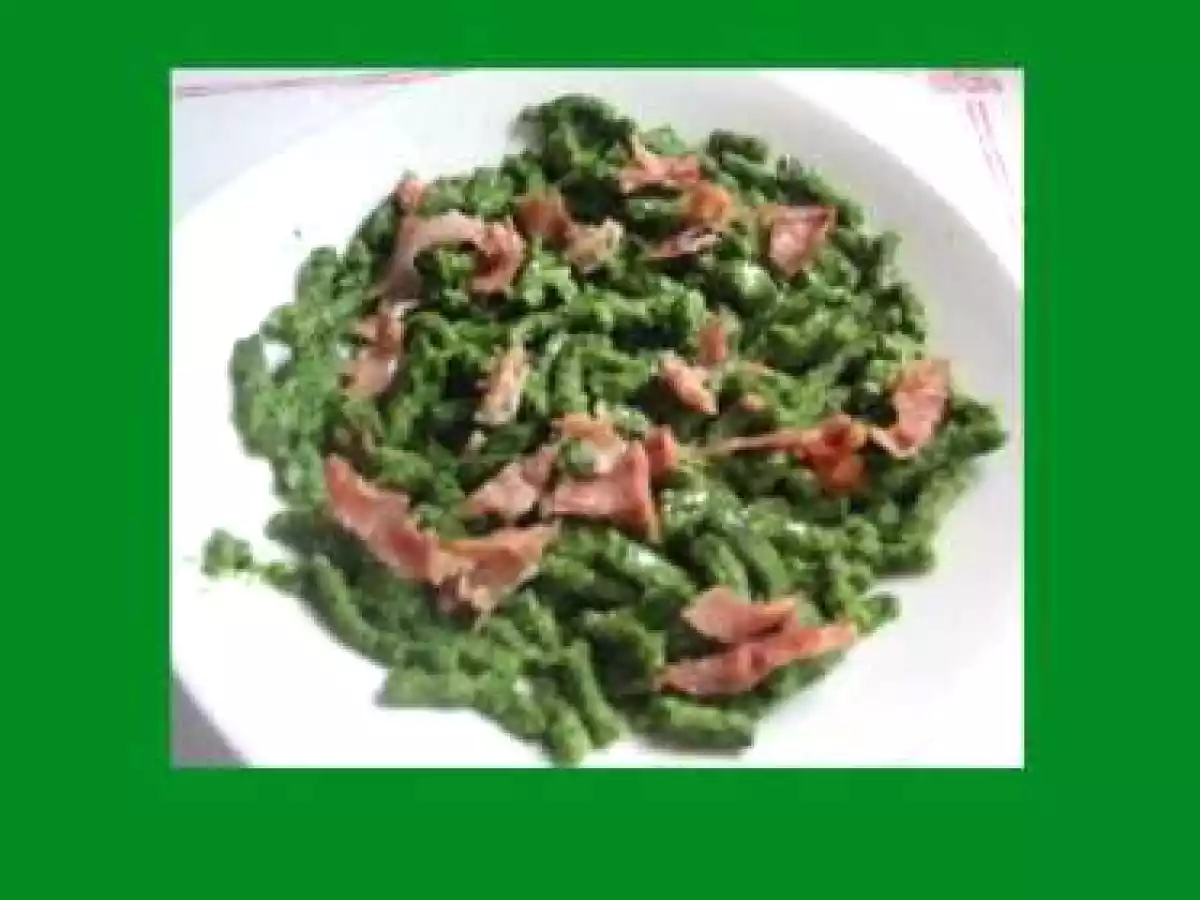 Spatzle (gnocchetti tirolesi con panna e speck) - foto 3