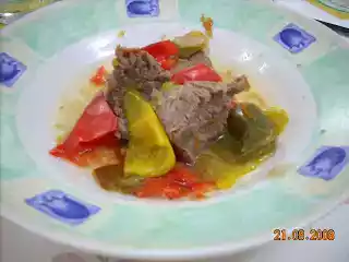 Spezzatino ai peperoni in...pressione