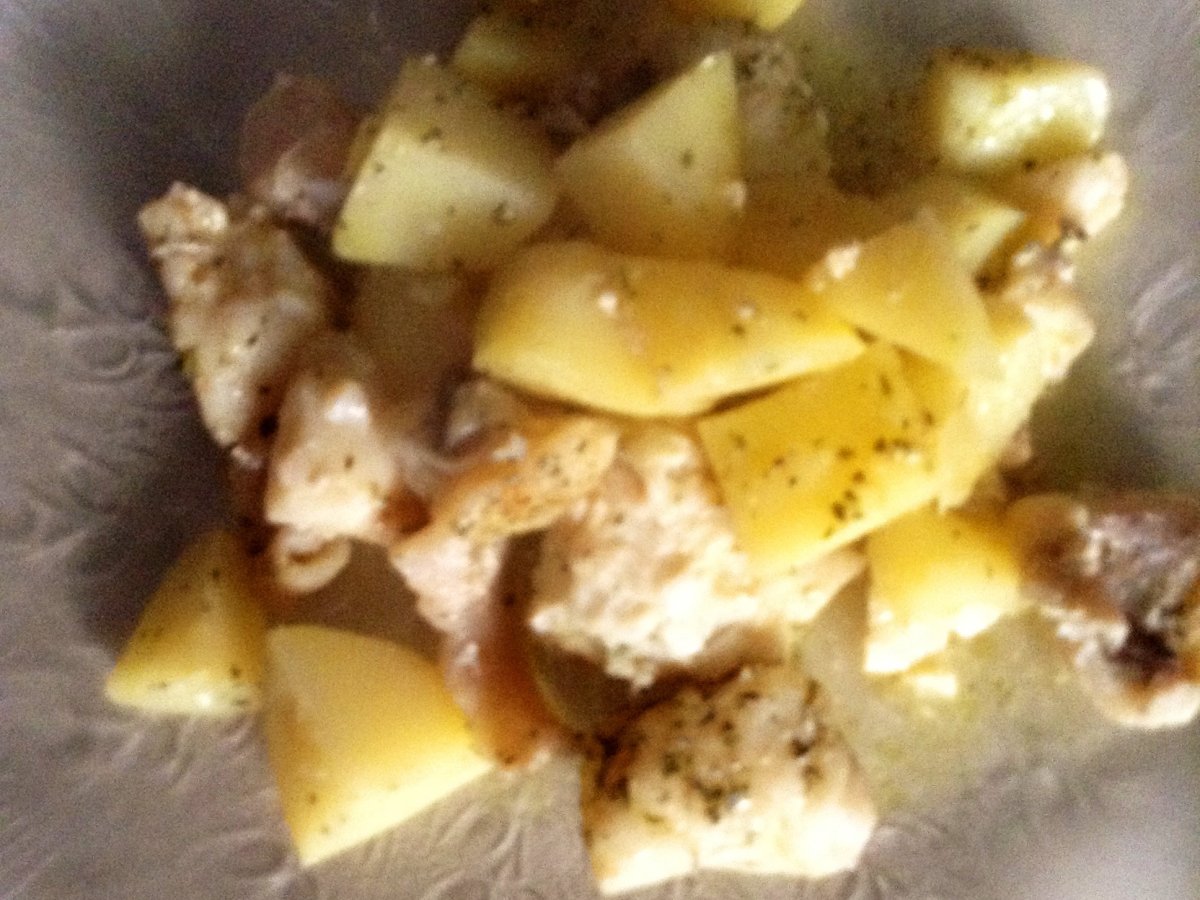 Spezzatino di coda di rospo con patate