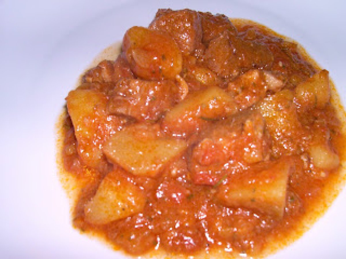Spezzatino di maiale con le patate