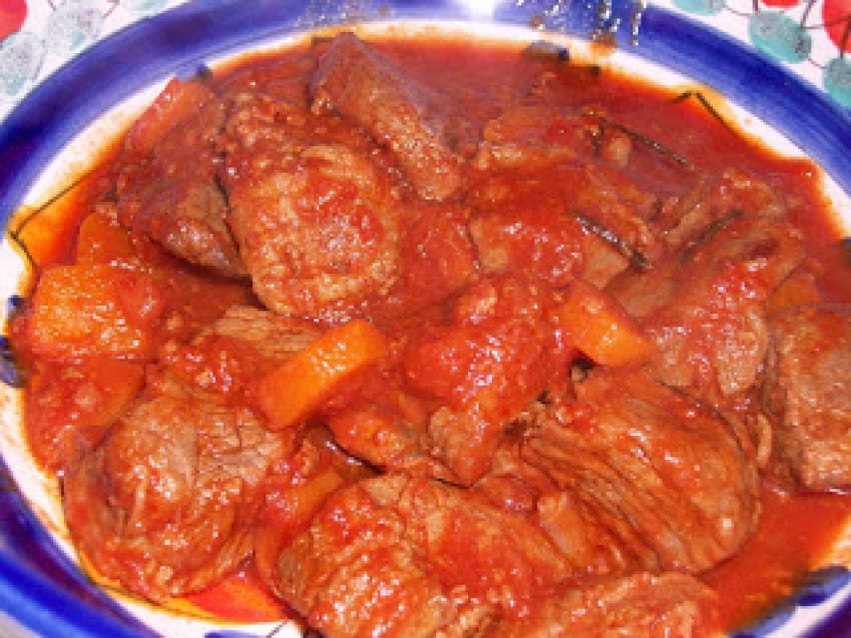 Spezzatino di manzo con carote