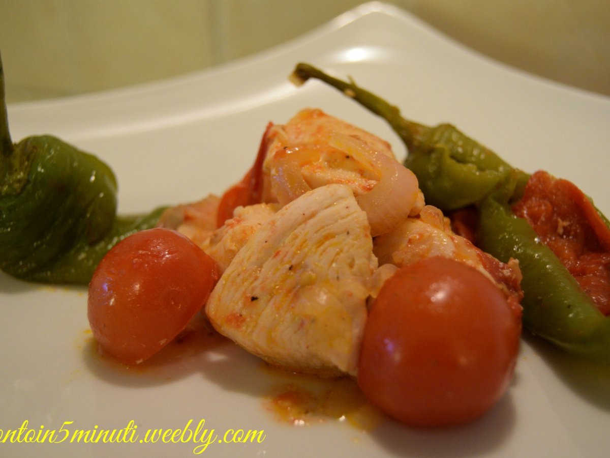 Spezzatino di Pollo con Friggitelli