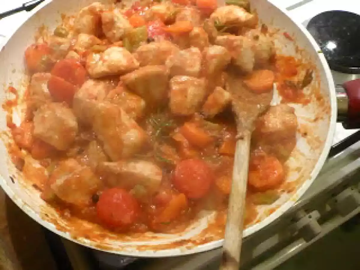 Spezzatino di pollo veloce