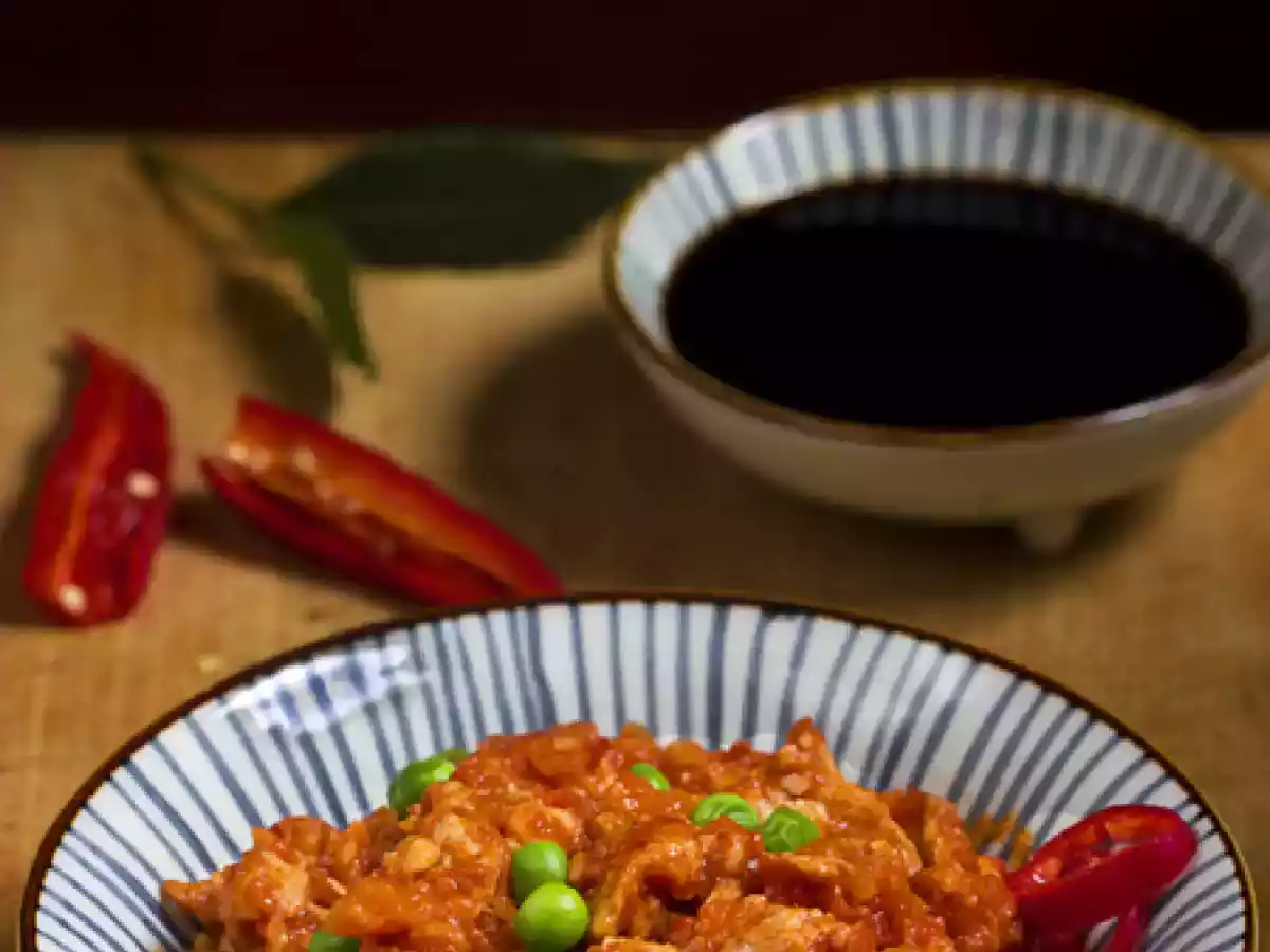 Spezzatino di soia piccante