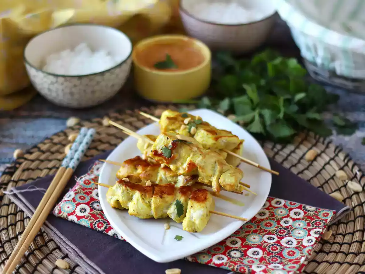 Spiedini di pollo con salsa satay, un viaggio culinario in Asia! - foto 4