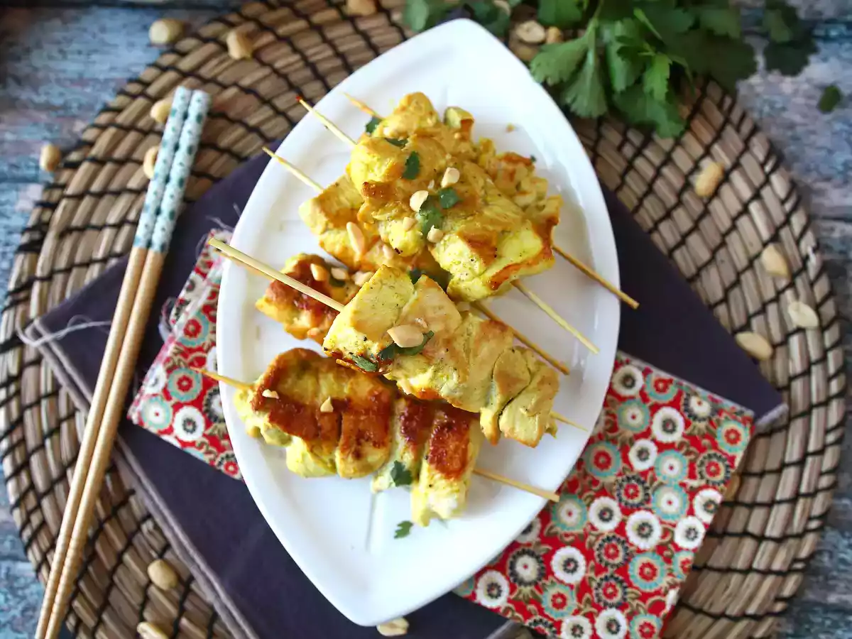 Spiedini di pollo con salsa satay, un viaggio culinario in Asia! - foto 7