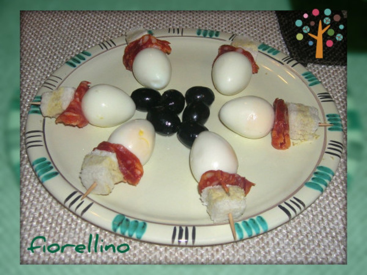 Spiedini di Uova di Quaglia