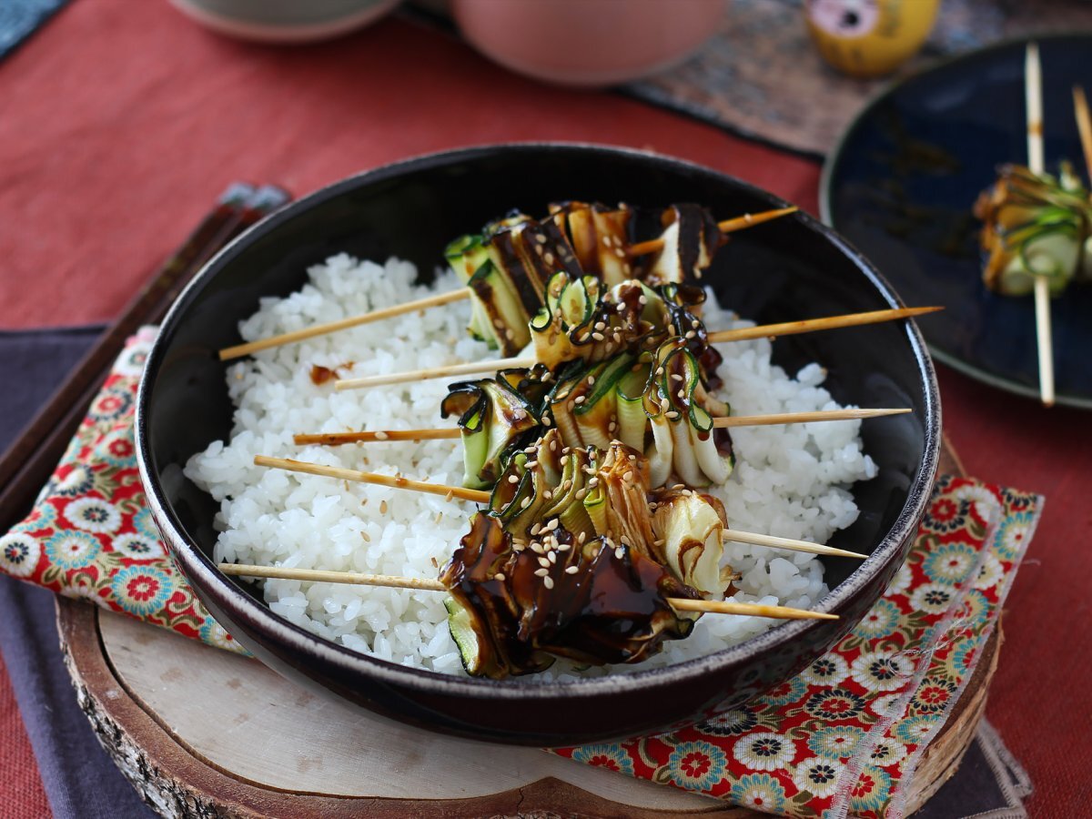 Spiedini di zucchine con una deliziosa salsa asiatica - foto 4