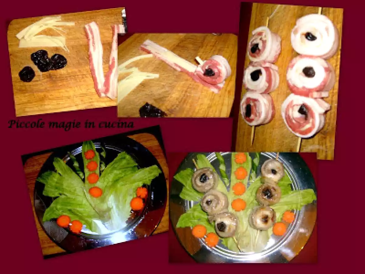 Spiedini prugne e pancetta - foto 2