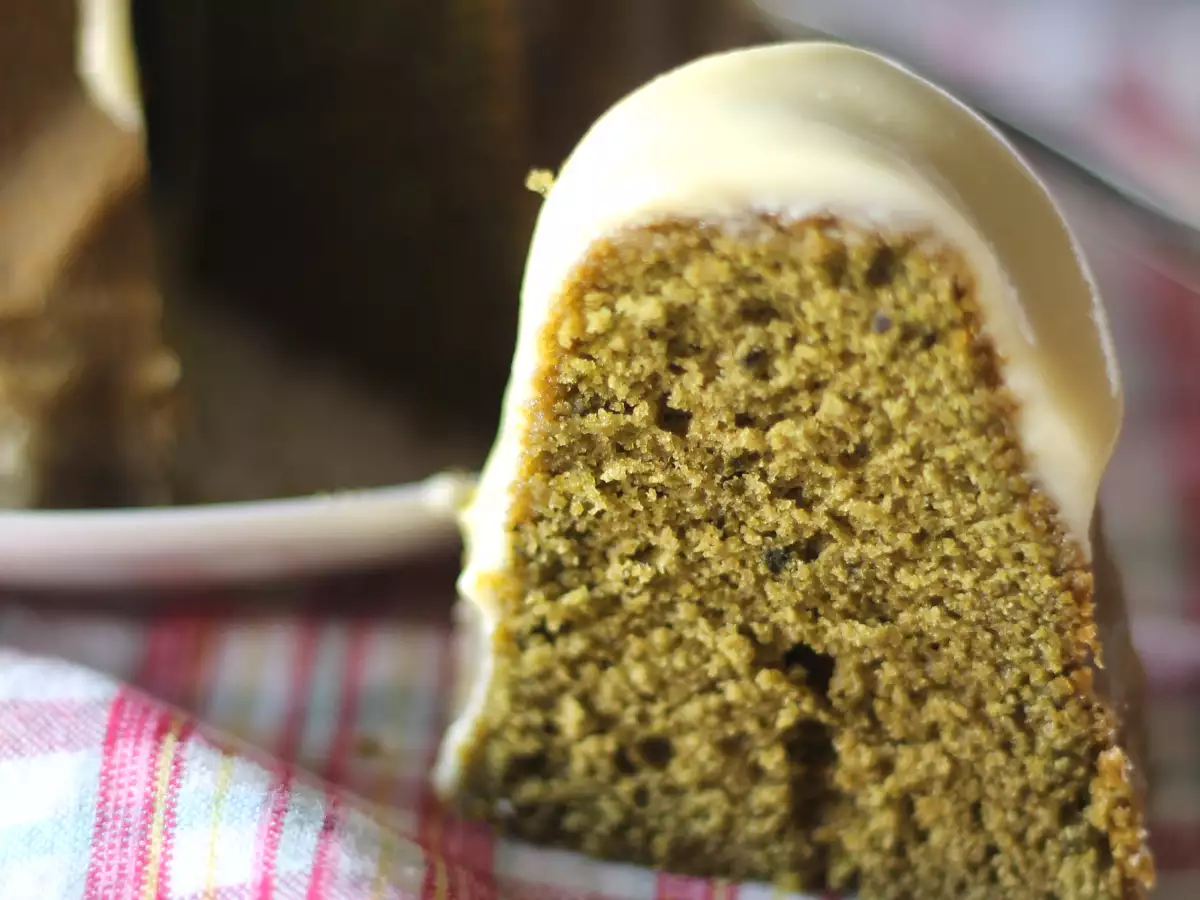 Sponge cake al tè matcha e cioccolato bianco - foto 5