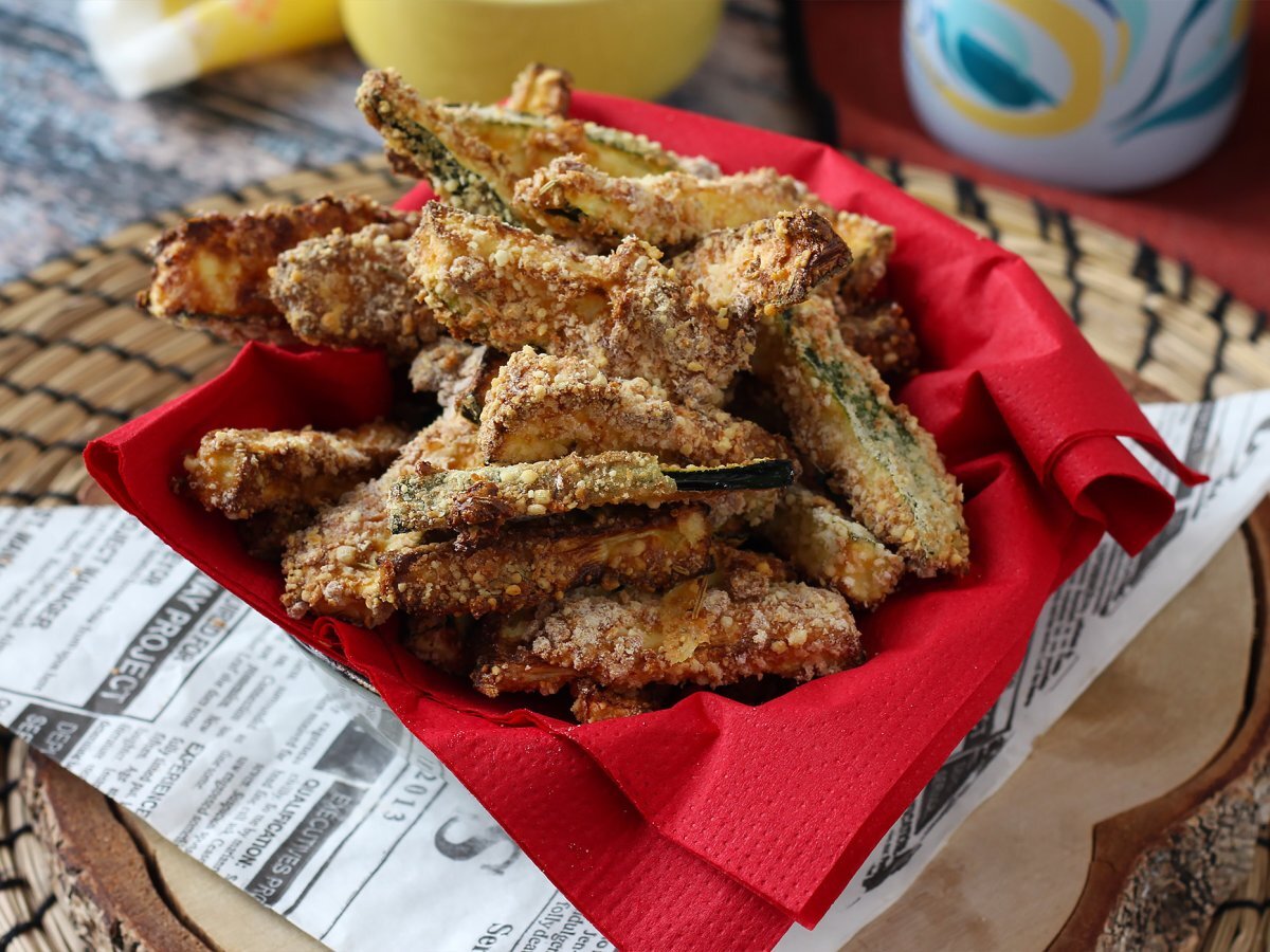 Stick di zucchine in friggitrice ad aria - foto 4
