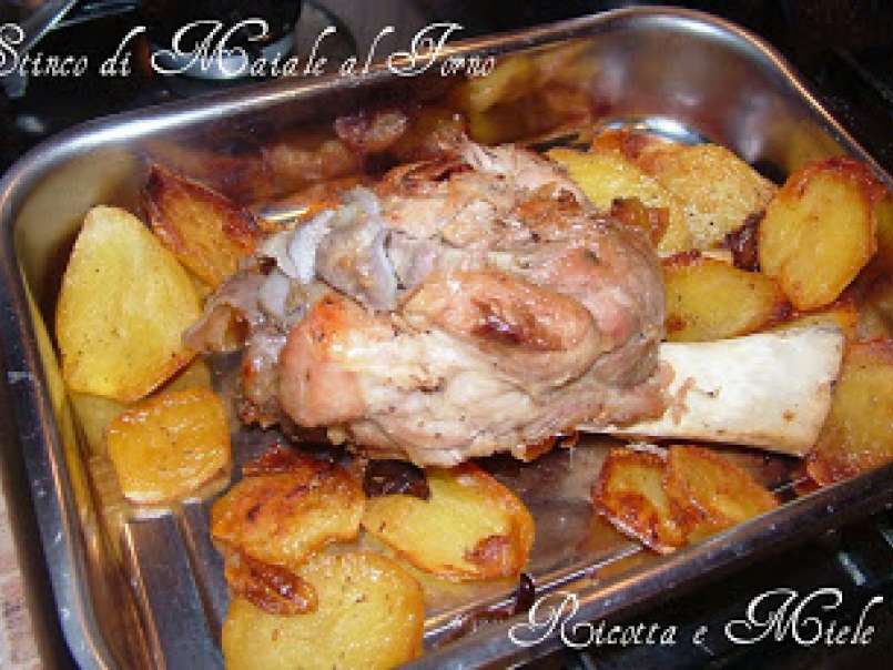 Stinco di maiale al forno e pentola/ Lomo caña de cerdo al horno y olla, foto 1