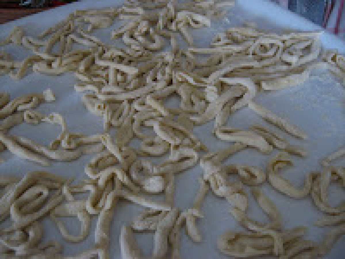 Strozzapreti radicchio e pancetta - foto 3