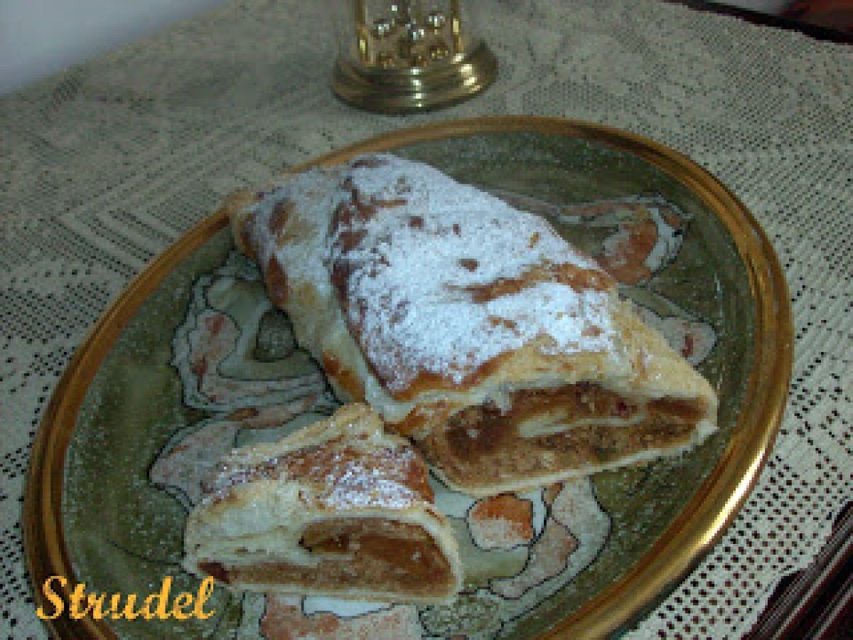 Strudel con mostarda