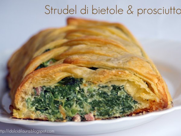 Strudel di bietole e prosciutto