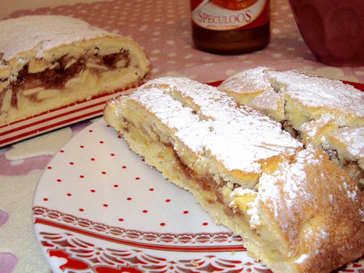 Strudel di frolla con mele e pasta di speculoos - foto 2