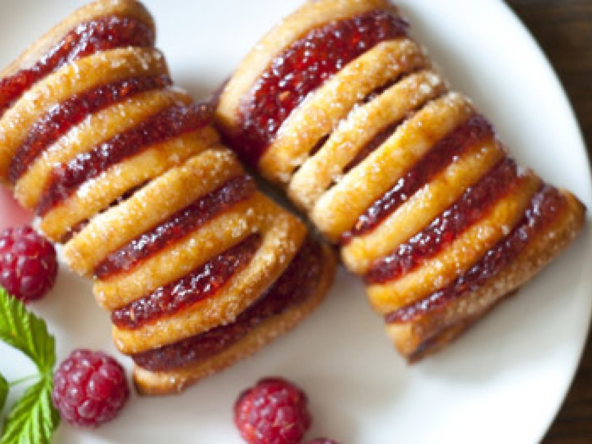 Strudel di lamponi