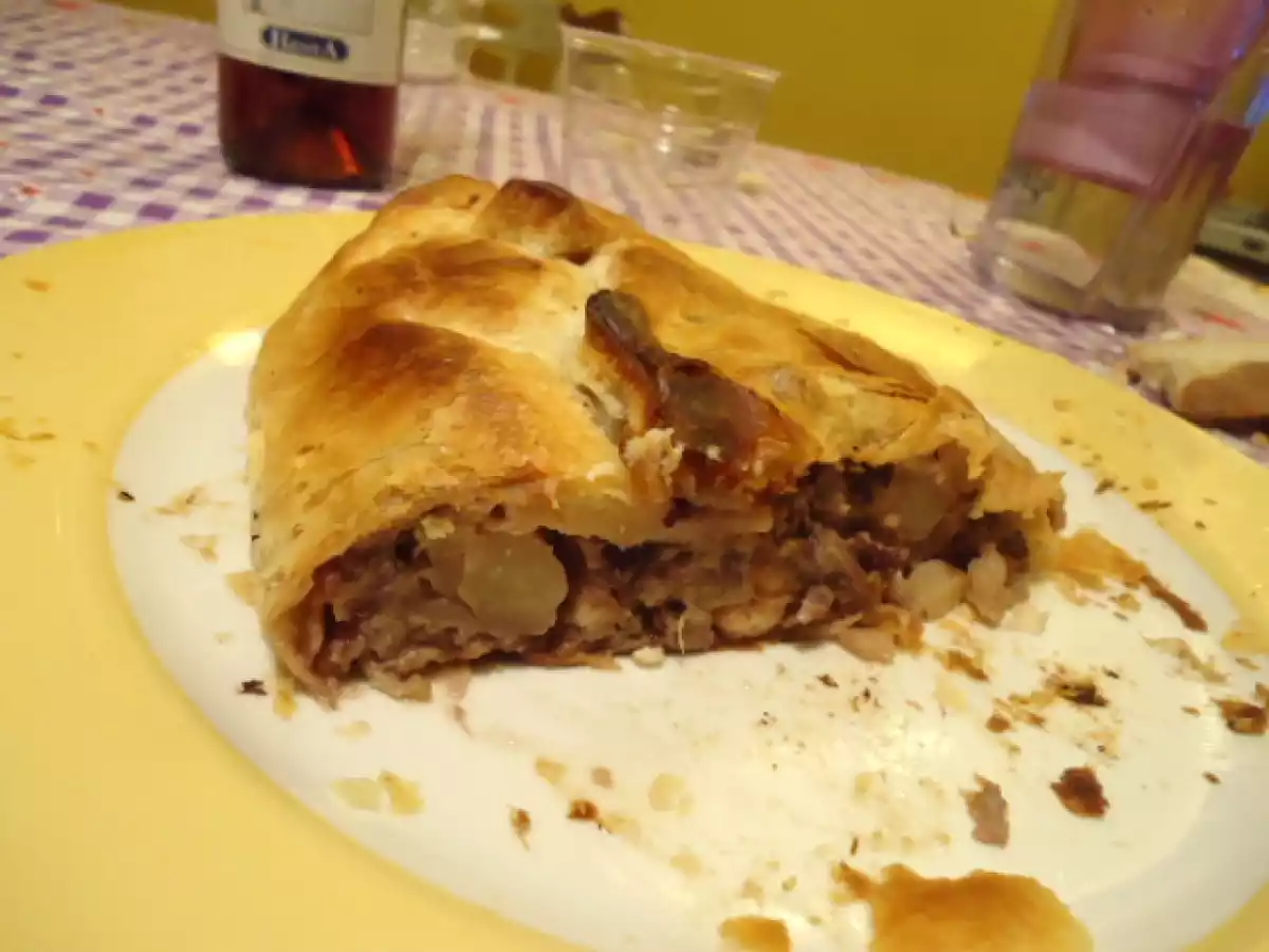 Strudel di radicchio con fonduta di asiago....