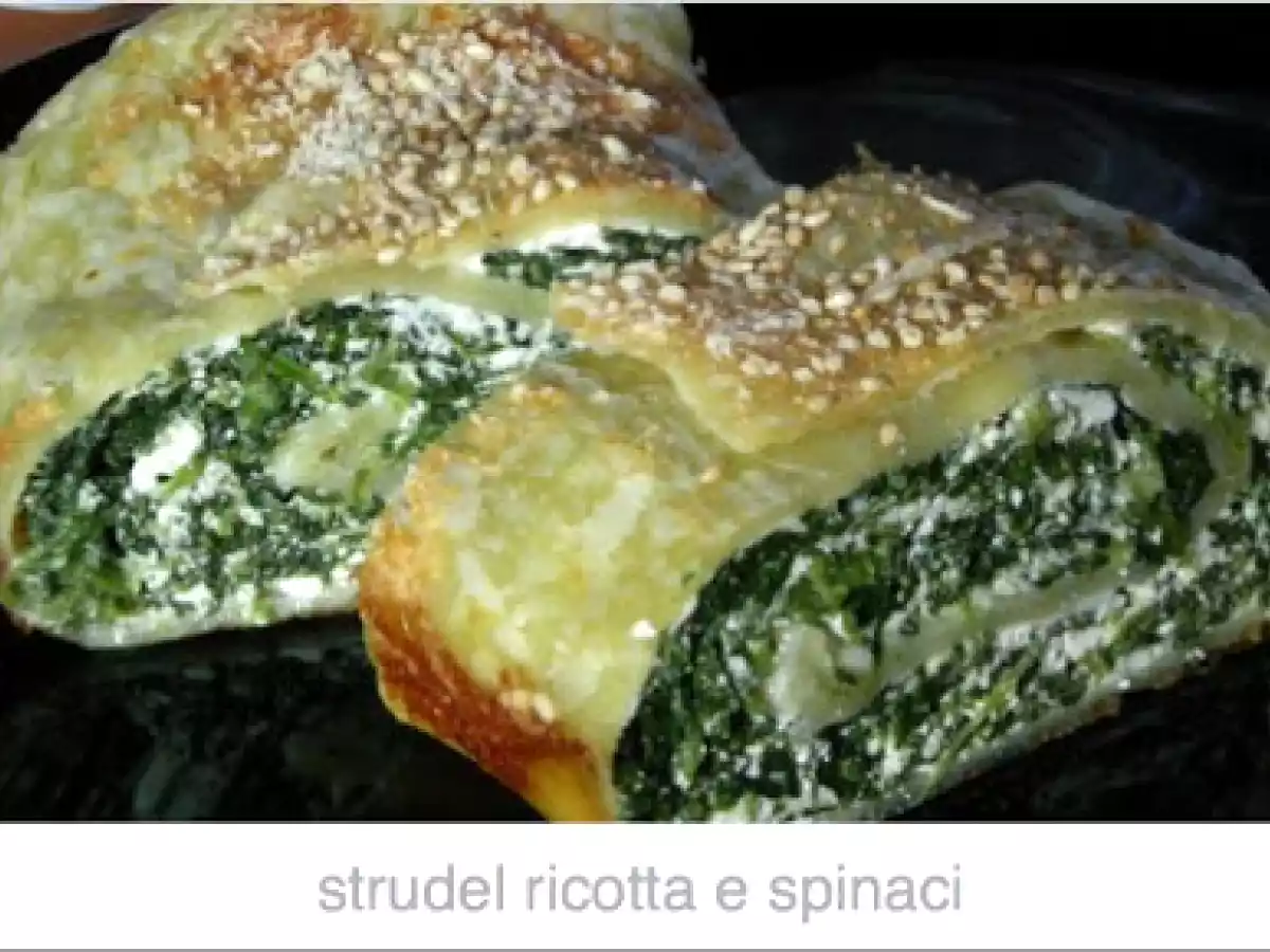 Strudel di ricotta e spinaci