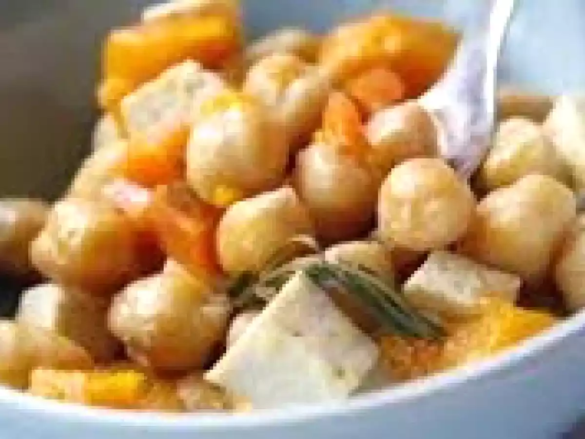 Stufato di ceci e zucca