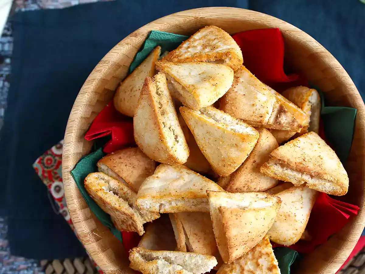 Stuzzichini di pita - ricetta veloce