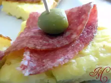 Stuzzichini golosi di patate e salame