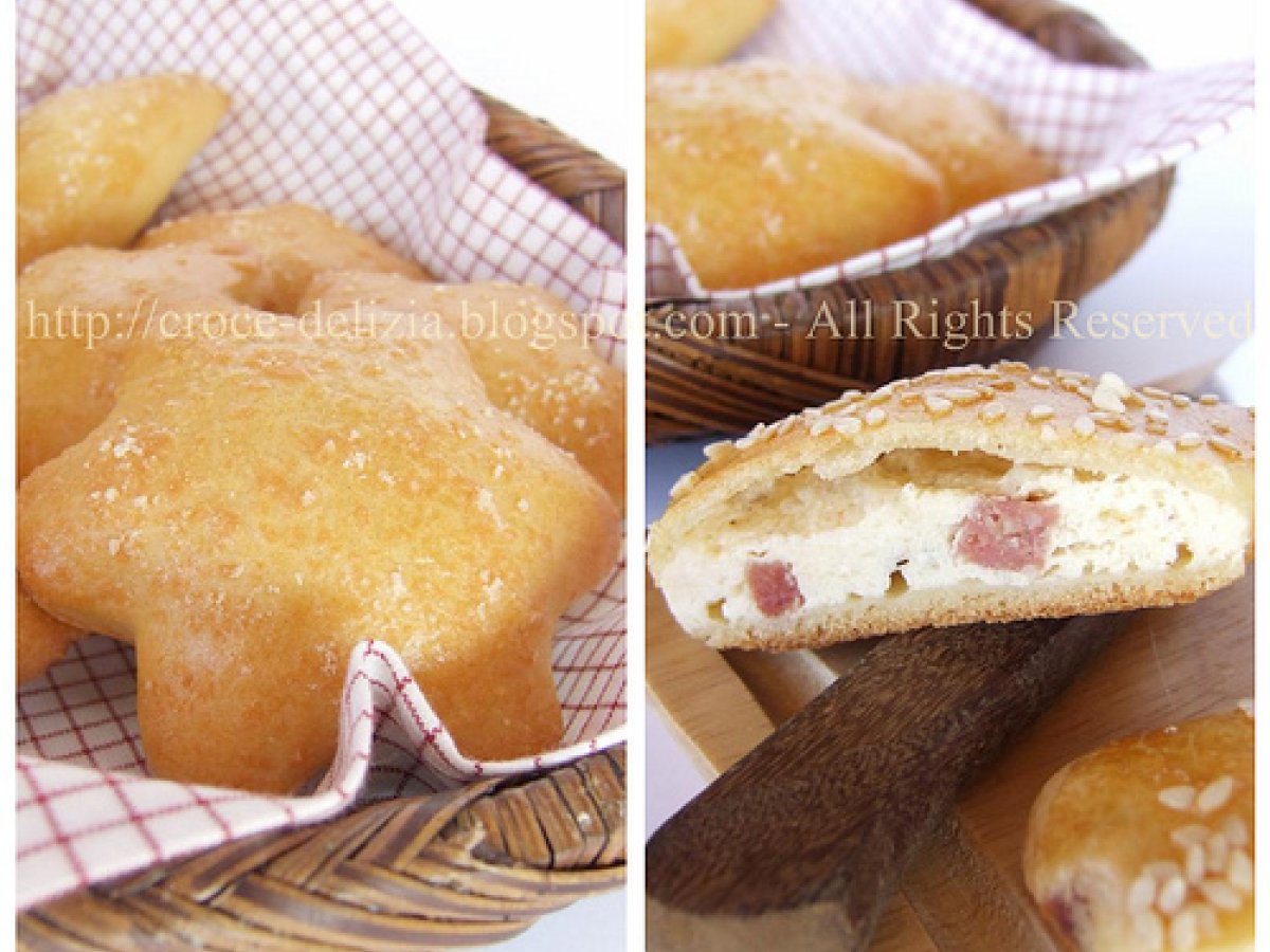 Stuzzichini rustici con ricotta e salame