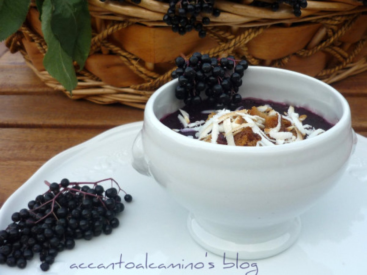 Sùf di pomule di savut (zuppa di bacche di Sambuco)