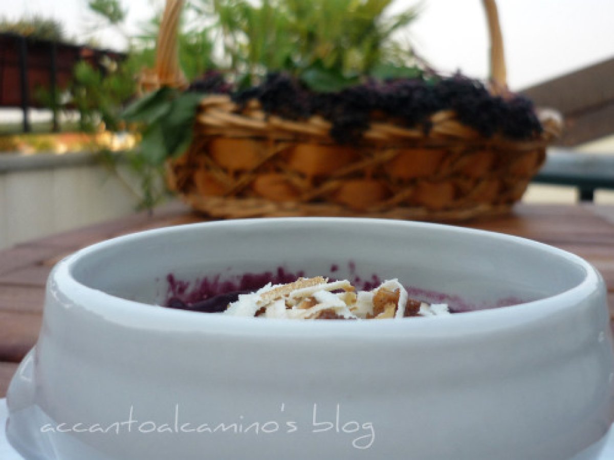 Sùf di pomule di savut (zuppa di bacche di Sambuco) - foto 3