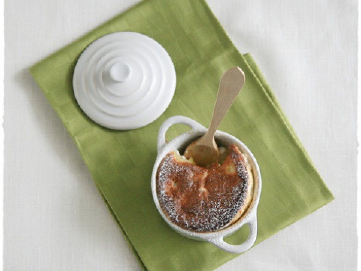 Sufflè di mele in cocotte