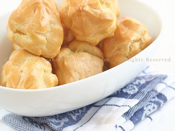 Sulla pasta choux o bignè, esperimento all'olio, foto 2