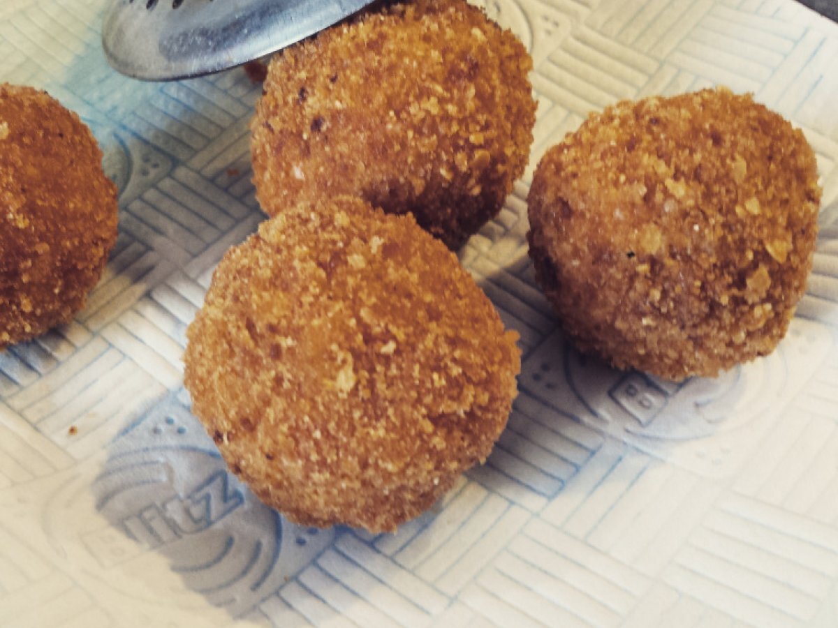 Supplì al telefono a modo mio con salsa di pomodoro e basilico - foto 4