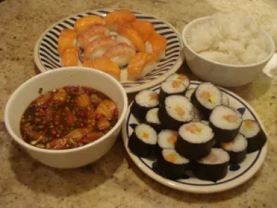 Sushi ? round 1 ? sashimi marinato, maki & nigiri sushi