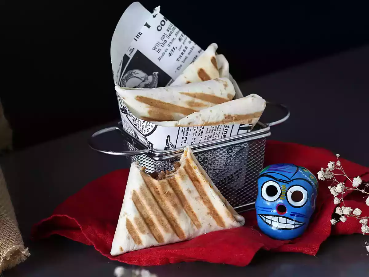 Tacos samosa con carne macinata - foto 3