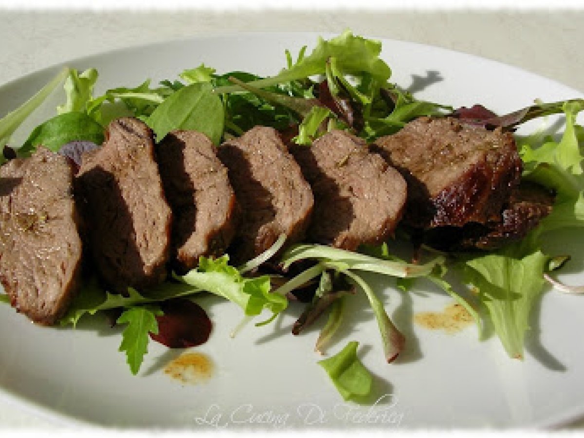 Tagliata di puledro alla brace