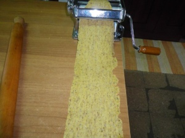 TAGLIATELLE AI FUNGHI CON SALSICCIA RADICCHIO E NOCI, foto 13