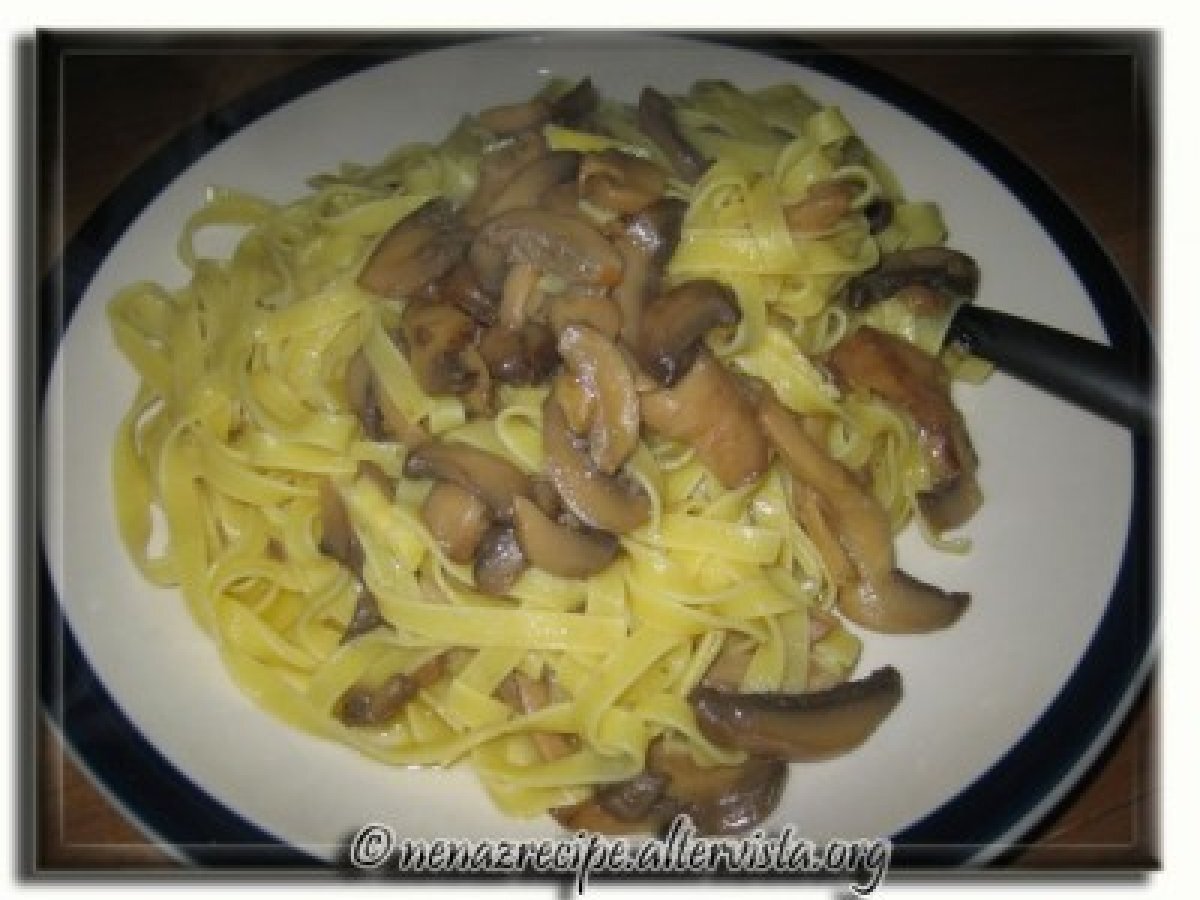 Tagliatelle ai funghi light