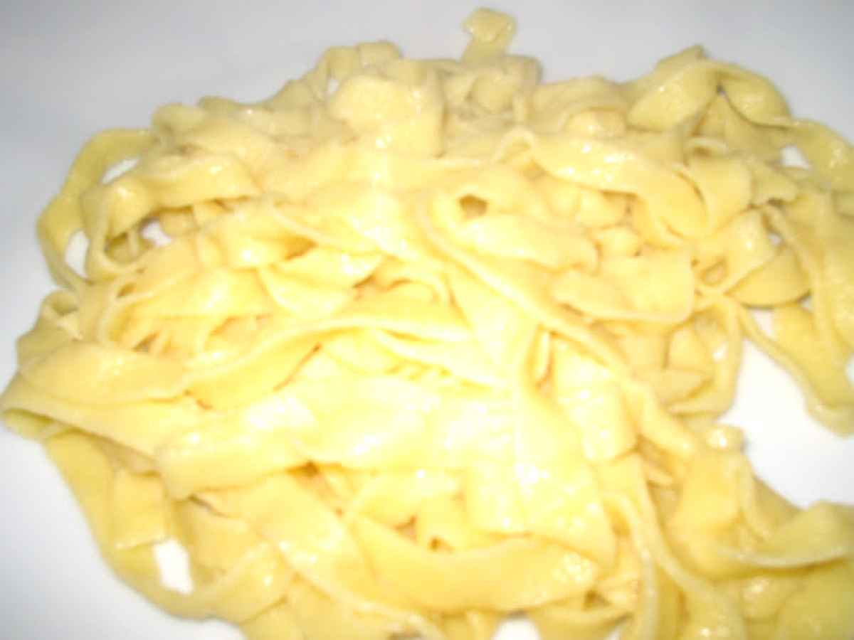 Tagliatelle all'uovo (pasta fatta in casa) - foto 2