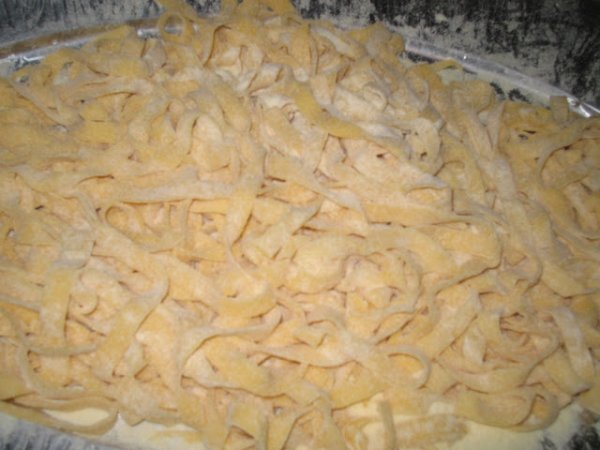 Tagliatelle all'uovo (pasta fatta in casa), foto 3