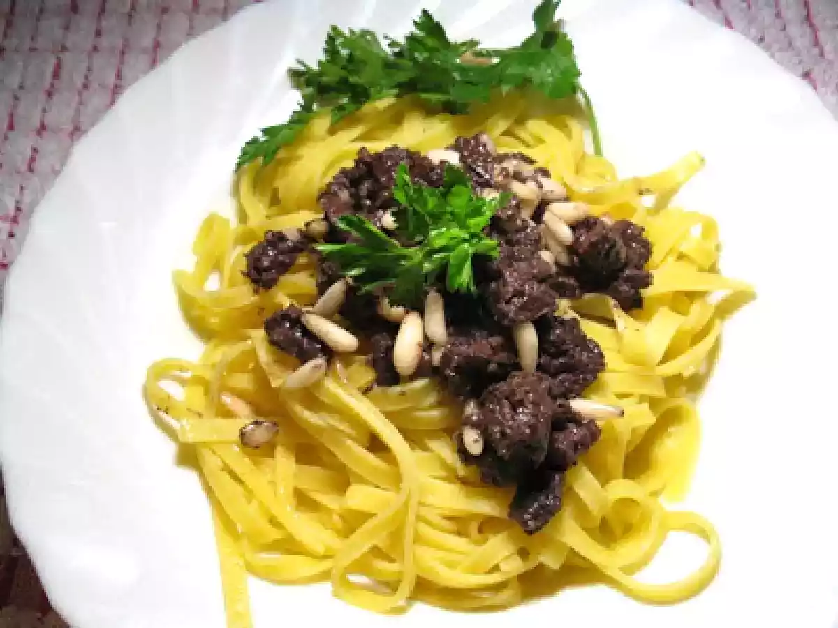 Tagliatelle con la Mustardela e pinoli - foto 14