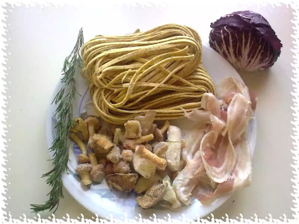 Tagliatelle di grano saraceno con radicchio - foto 2