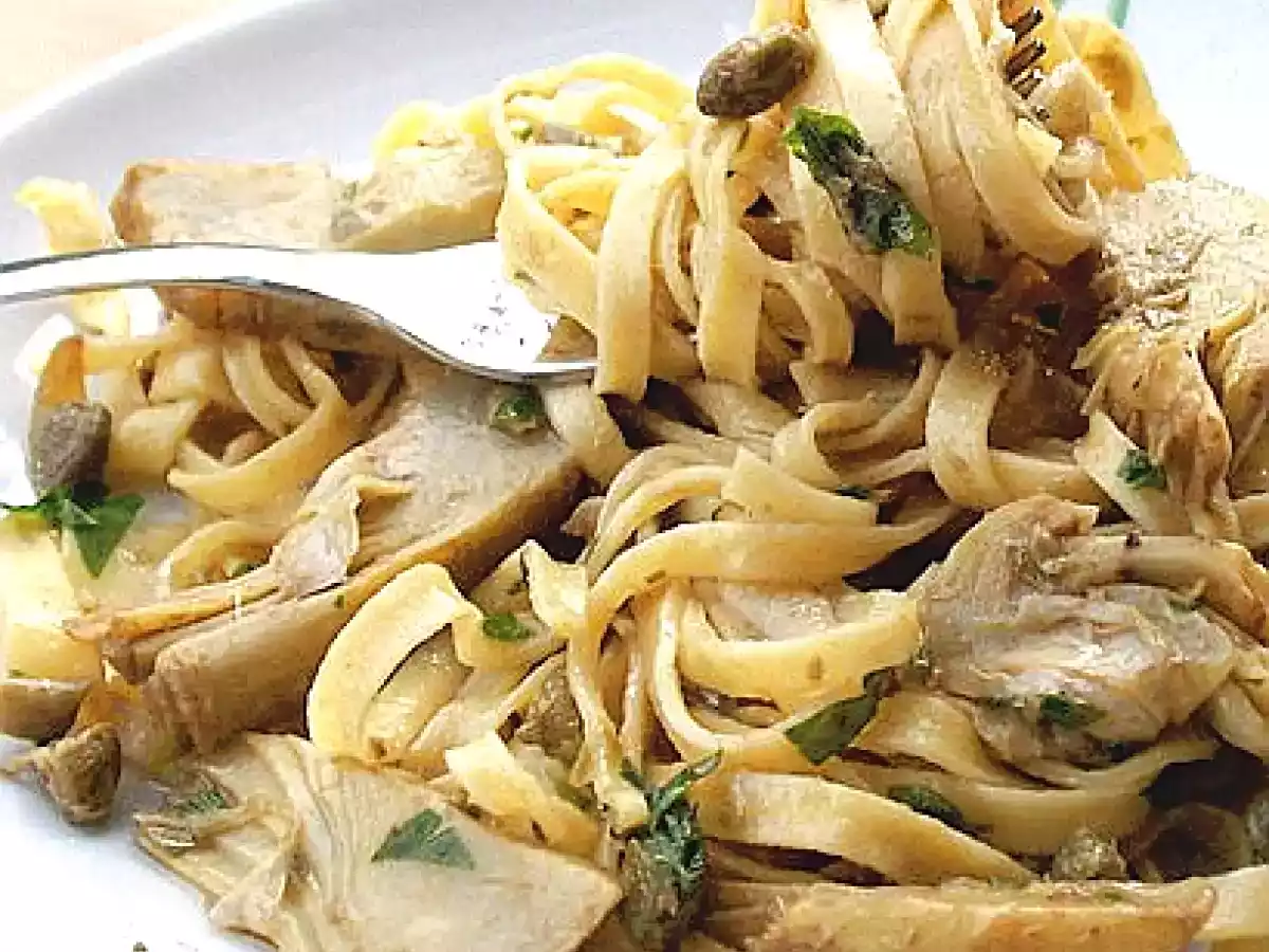 Tagliolini ai carciofi