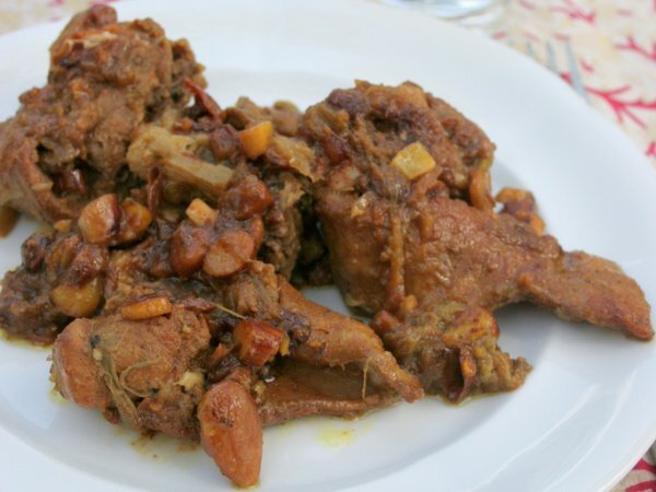 TAJINE DI CONIGLIO AL RABARBARO