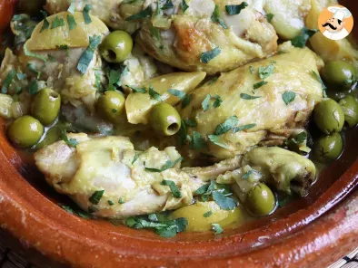 Tajine di pollo con olive e limone, foto 1