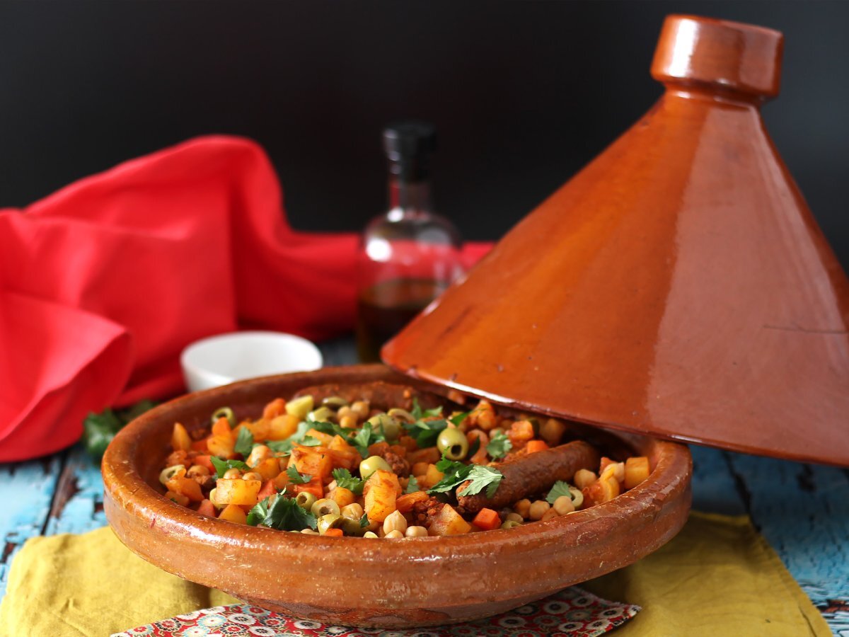 Tajine di vitello e verdure