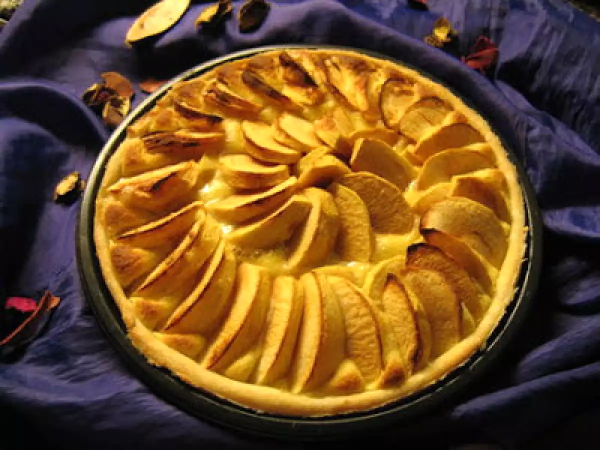 Tarte bourdaloue alle mele