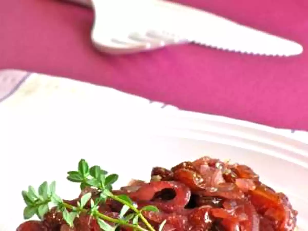 Tarte Tatin alle cipolle e uvetta - foto 2