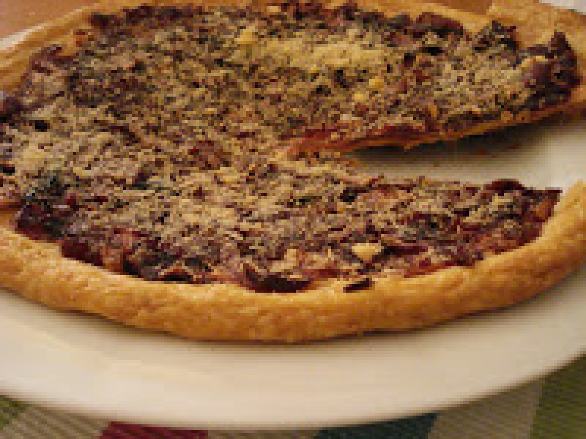 TARTE TATIN DI CIPOLLE CARAMELLATE
