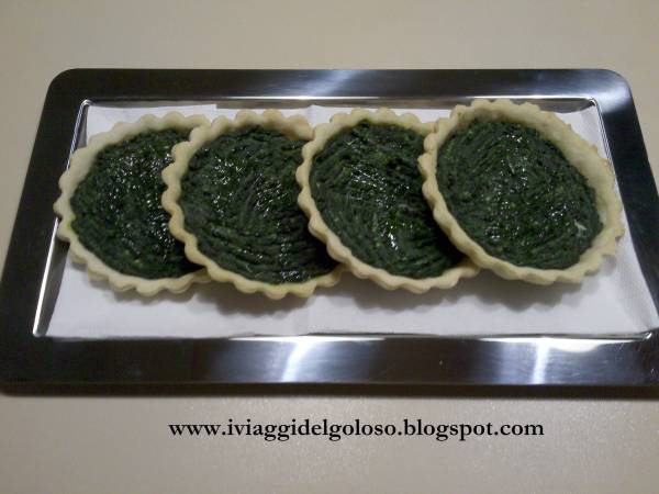 TARTELLETTE DI RICOTTA E SPINACI