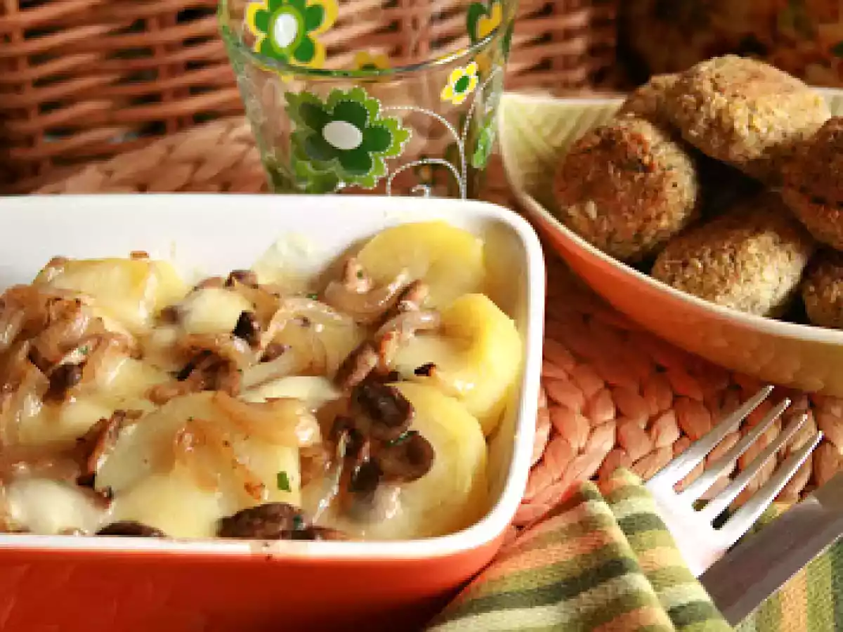 Tartiflette vegetariana